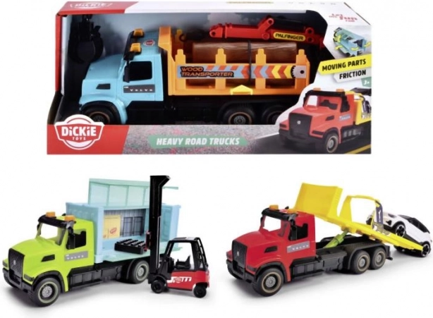 miejski ciężki samochód ciężarowy VOLVO 22 cm – mix 3 modeli