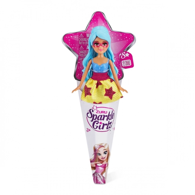 Panenka Sparklez Girlz mniejsza w rożku