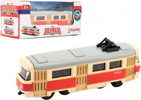 Tramwaj Tatra T3 czeski metalowy model retro