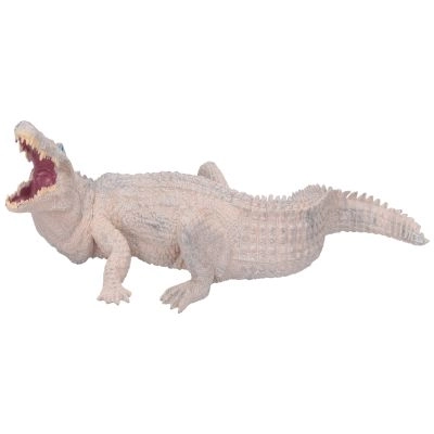 Biały krokodyl pluszowa zabawka 20 cm