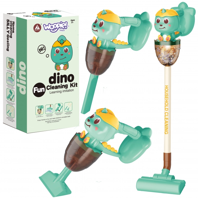 Woopie Interaktywny Dino Odkurzacz 3w1 Światło Dźwięk