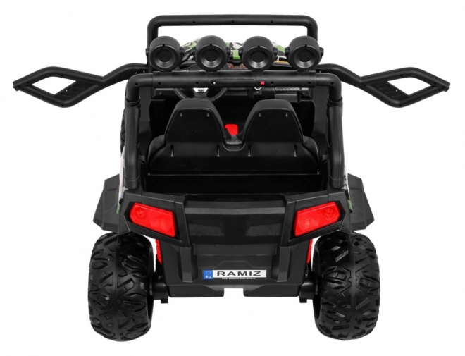 Dziecięce terenowe autko Grand Buggy 4x4 z kamuflażem, oświetleniem LED i radiem MP3