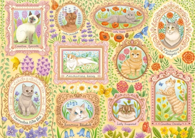 Puzzle Arystokratyczne koty 1000 elementów