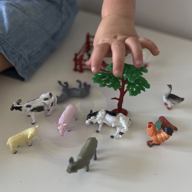 Zestaw figurek zwierzątka z farmy Woopie 14 szt.