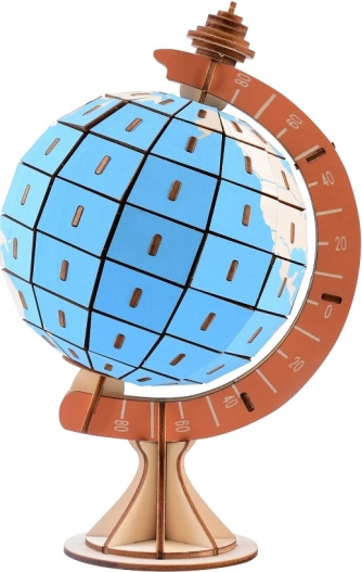 Drewniane puzzle 3D globus WOODCRAFT