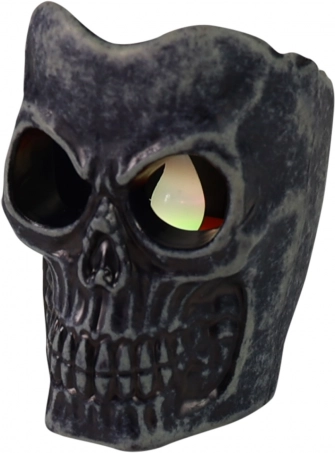Halloweenowa migająca mini lampka w kształcie czaszki