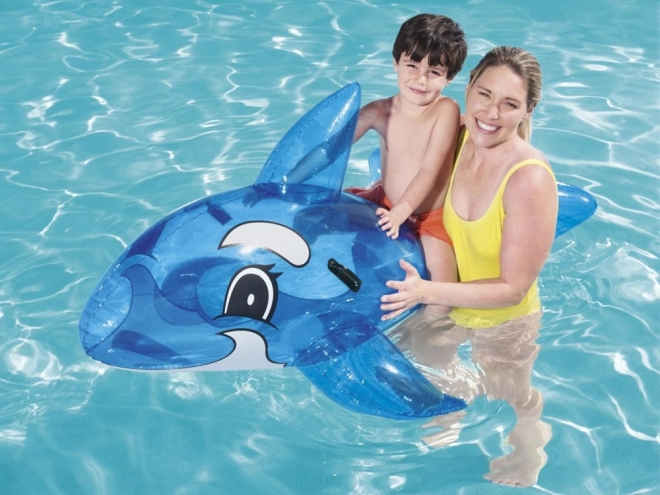 Bestway Dziecięcy dmuchany delfin do wody – Niebieska