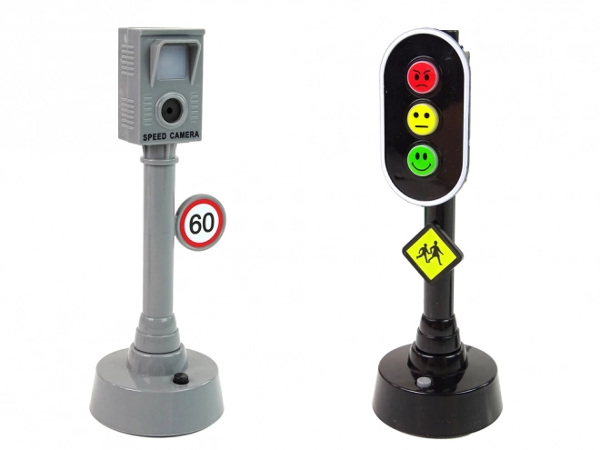 Semafor/radar Zestaw Baterii 15,5 cm