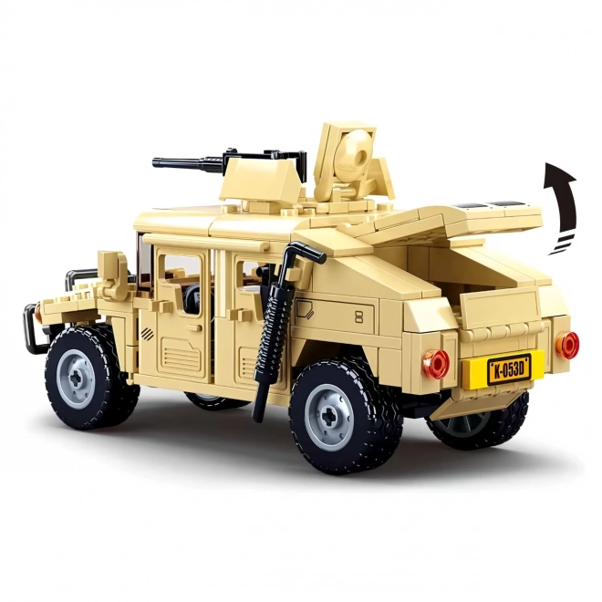 Sluban Army Model Bricks M38-B0837 Hummer bojowy off road