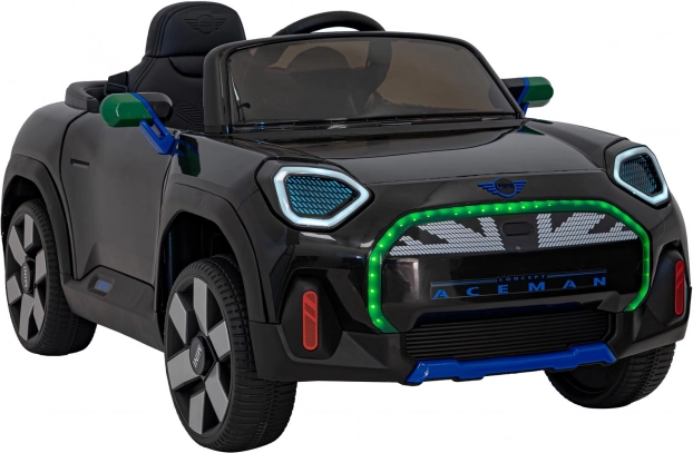 Dziecięcy elektryczny samochodzik Mini Concept Aceman – czarny