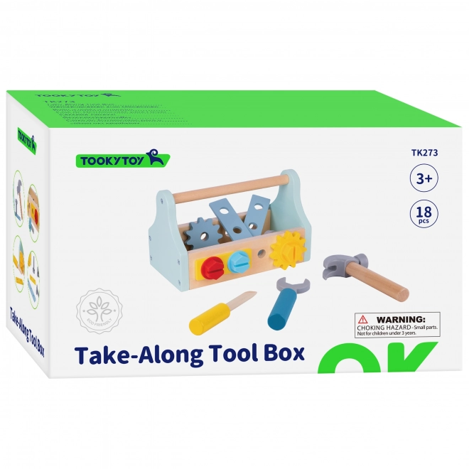 Drewniany zestaw narzędzi Tooky Toy