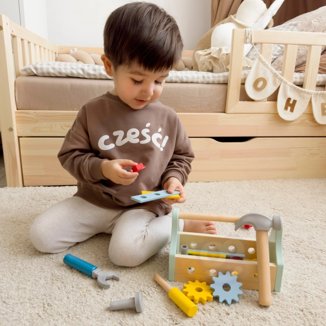 Drewniany zestaw narzędzi Tooky Toy