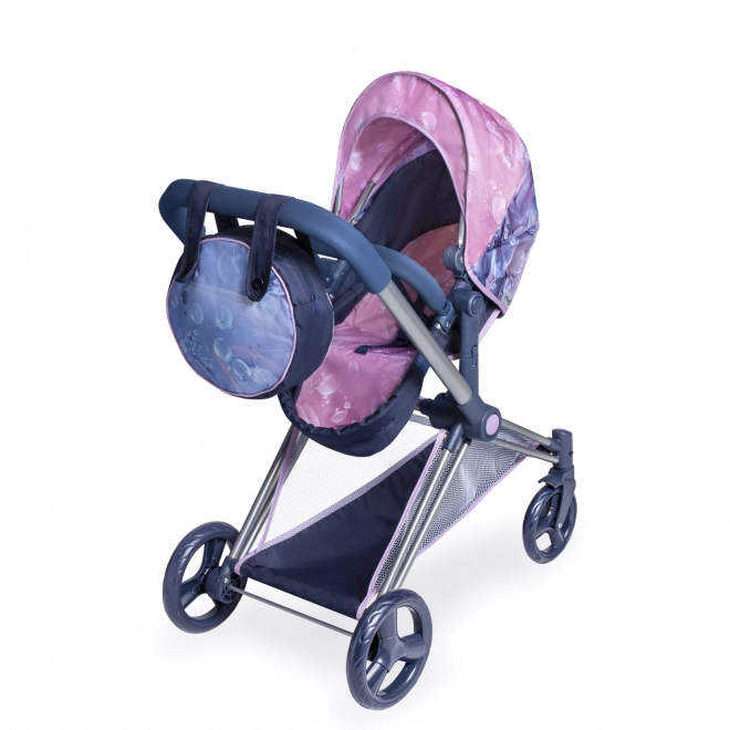 DeCuevas 81776 Składany wózek dla lalek 3 w 1 z torbą Magic Bubble 2024 - 73 cm