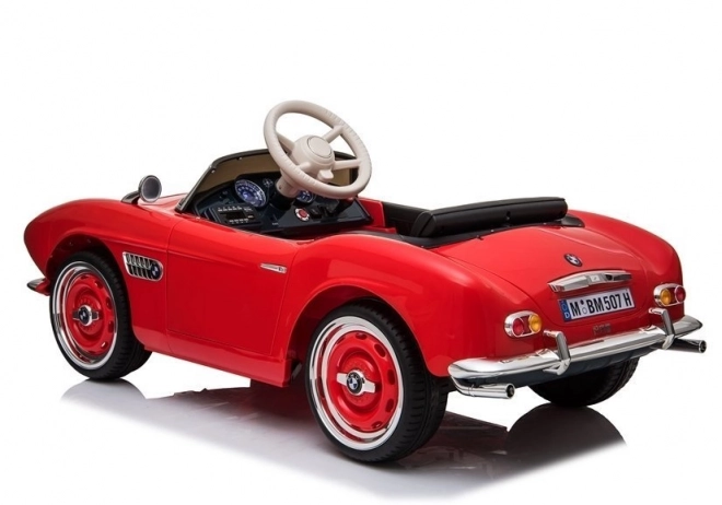Auto na akumulator BMW Retro czerwone