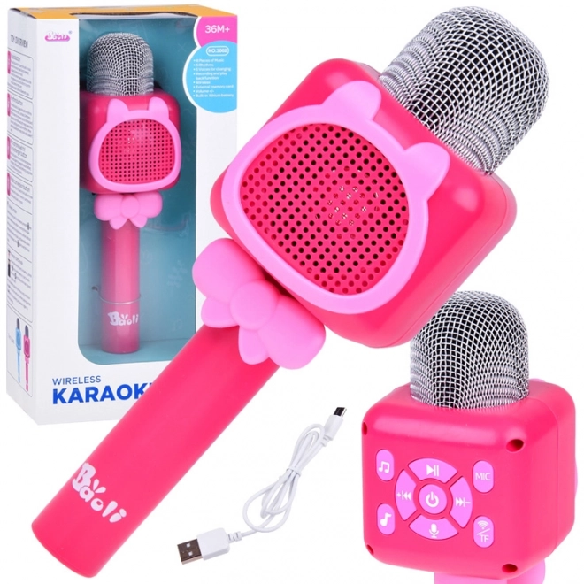 Bezprzewodowy mikrofon karaoke dla dzieci