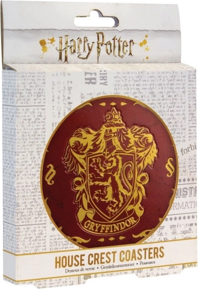 Metalowe podkładki HARRY POTTER – domy Hogwartu