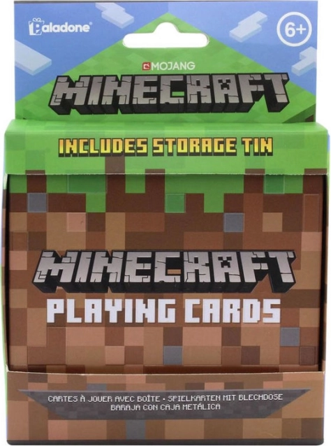 Karty do gry MINECRAFT w metalowym pudełku