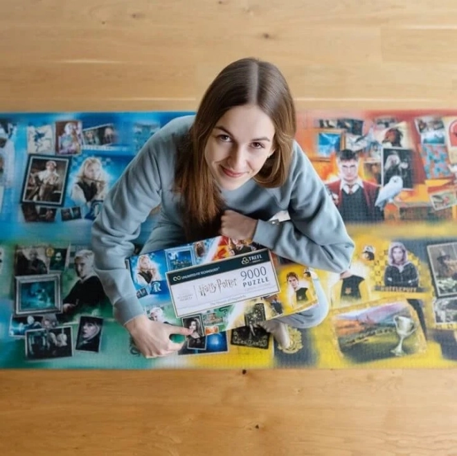TREFL Puzzle UFT Harry Potter: Domy Hogwartu 9000 elementów