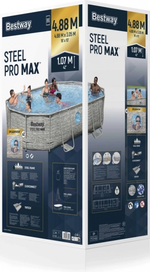 Basen samonośny Bestway Power Steel Swim Vista 427 x 250 x 100 cm