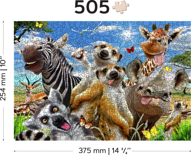 Drewniane Puzzle Wooden City Witaj w Afryce 505 elementów