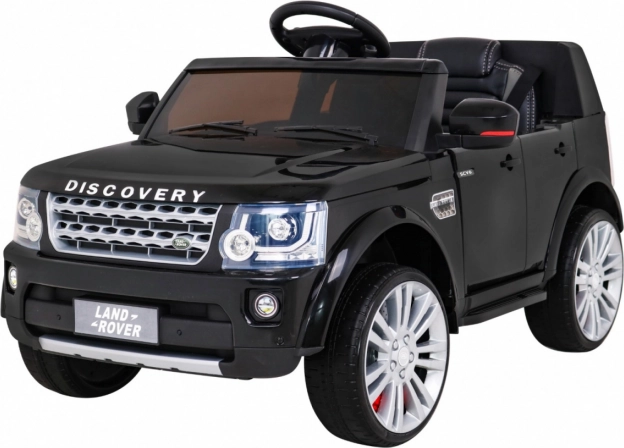 Elektryczny samochodzik dla dzieci Land Rover Discovery SUV czarny z pilotem