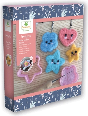 Lovely Box filcowy zestaw Kawaii – kreatywny zestaw do tworzenia breloczków