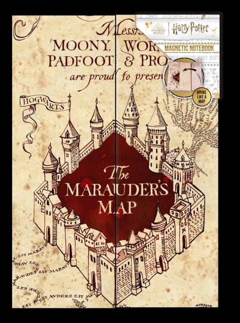 Notatnik A5 HARRY POTTER Mapa Huncwotów