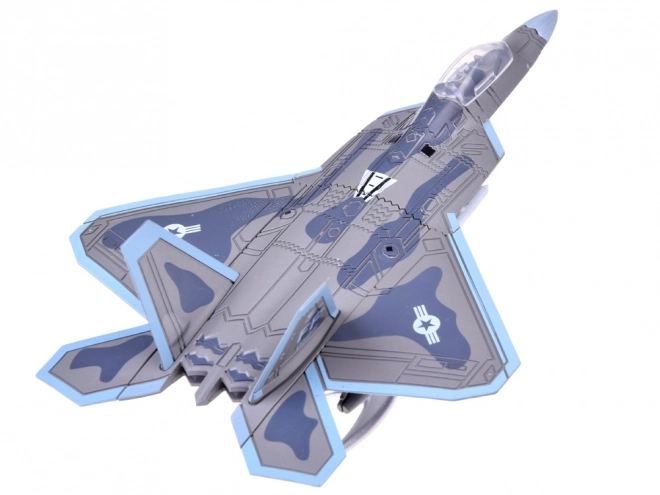 Klocki Budowlane Myśliwiec F-22