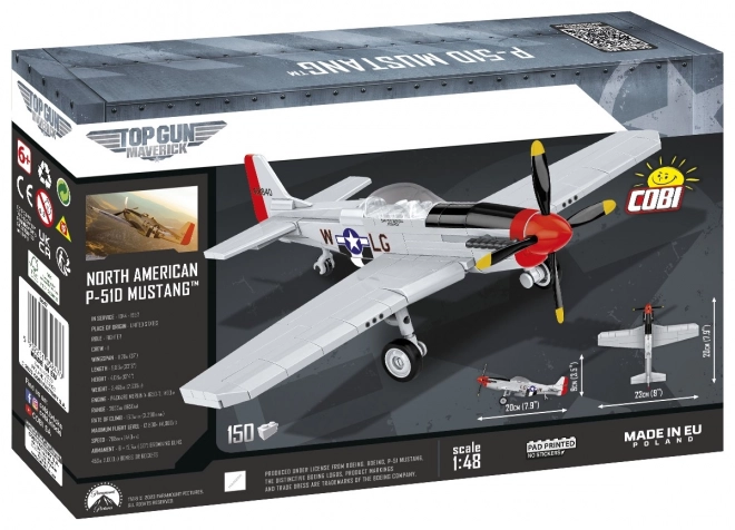 Top Gun P-51D Mustang 150 cegiełek