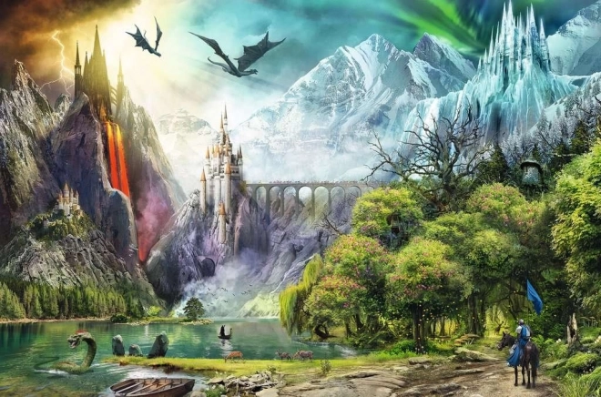 Puzzle Ravensburger Panowanie Smoków 3000 kawałków