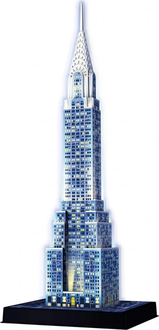 RAVENSBURGER Świecąca 3D puzzle Nocna edycja Chrysler Building 216 elementów