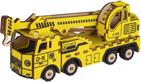 Woodcraft drewniane puzzle 3D Wóz żurawiowy