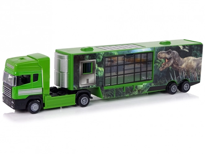 Duży transporter dinozaurów Auto Metal
