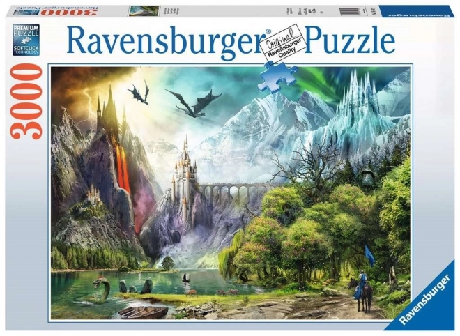 Puzzle Ravensburger Panowanie Smoków 3000 kawałków