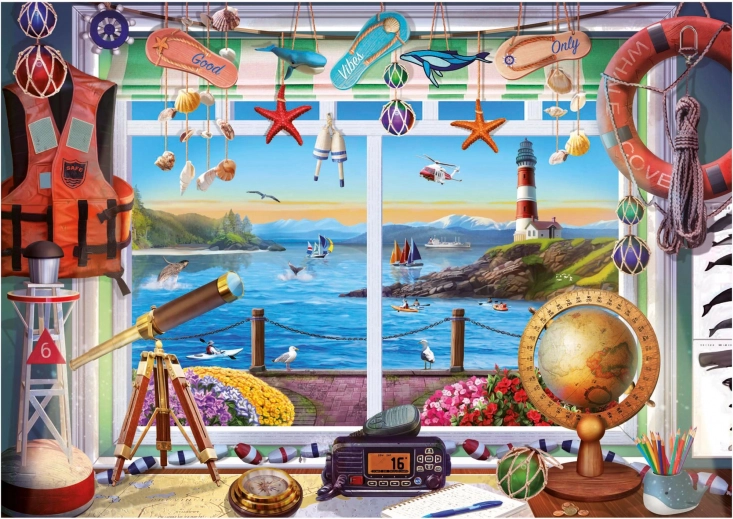 Educa Puzzle Życie w porcie 1000 elementów