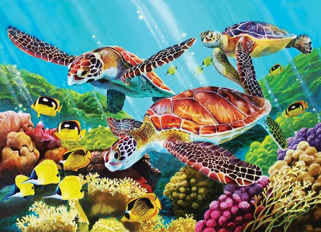 Rodzinne puzzle Molokiński prąd 350 elementów