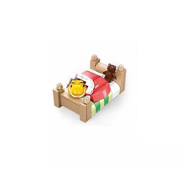 Sluban klocki Garfield w łóżku