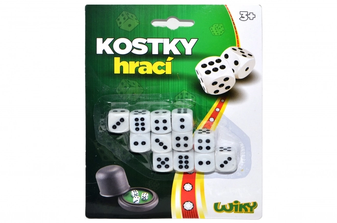 Kostki do gry 1,5 cm 12 szt.