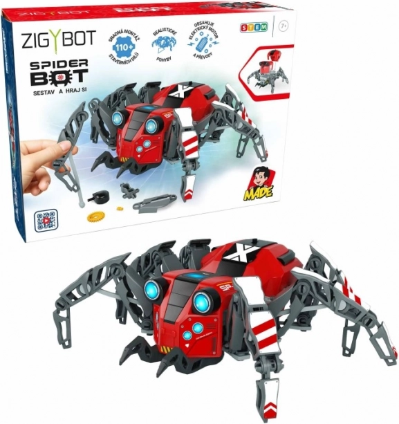Robotyczny pająk zestaw do budowy 110 elementów