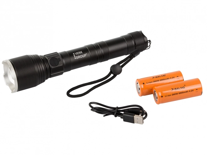 Wojskowa taktyczna latarka Bailong z Cree LED XHP160