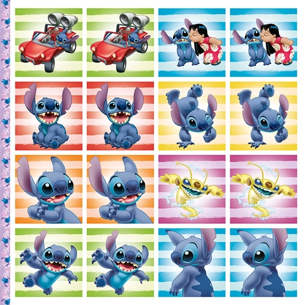 Pexeso w zeszycie Lilo & Stitch