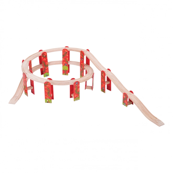Bigjigs Rail Wielozadaniowy zestaw torów