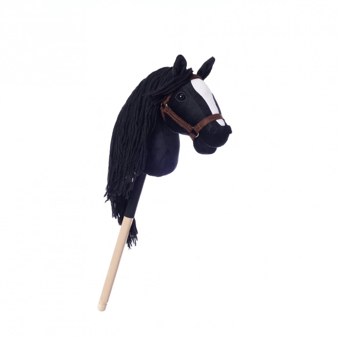 HOPPIHORSE koń na kiju hobby horse rozmiar A4 czarny