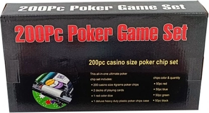 Zestaw pokerowy w praktycznej walizce
