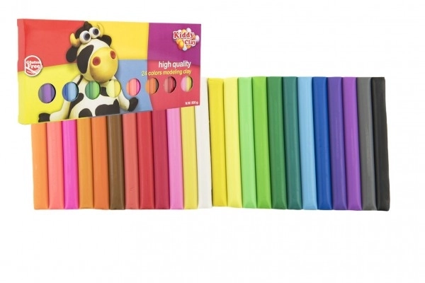 Modelina Kiddy Clay 500g – 24 kolorów