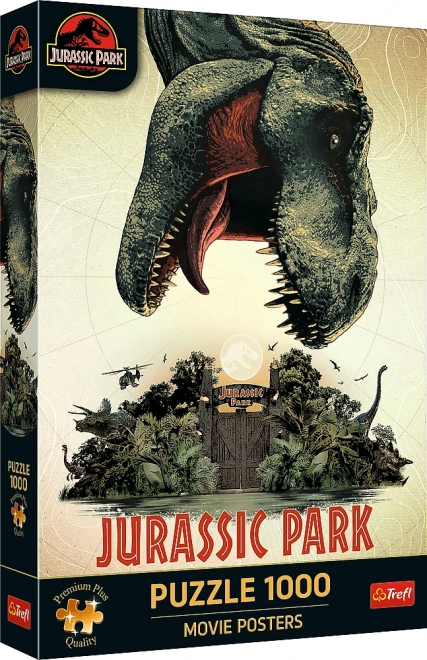 TREFL Puzzle Premium Plus Jurassic Park: Plakat Filmowy 1000 Elementów
