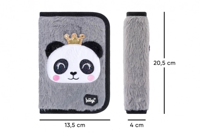 BAAGL ZESTAW 3 Zippy Panda: tornister, piórnik, worek