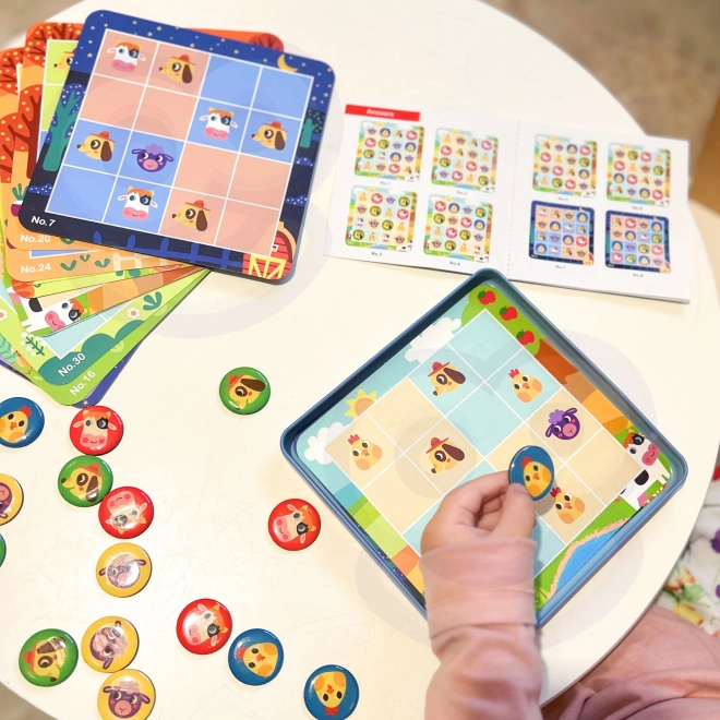 Dziecięce sudoku farma od Tooky Toy