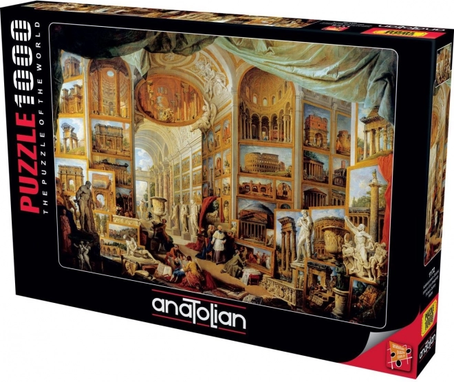 Puzzle Wnętrze wyimaginowanej galerii obrazów 1000 kawałków