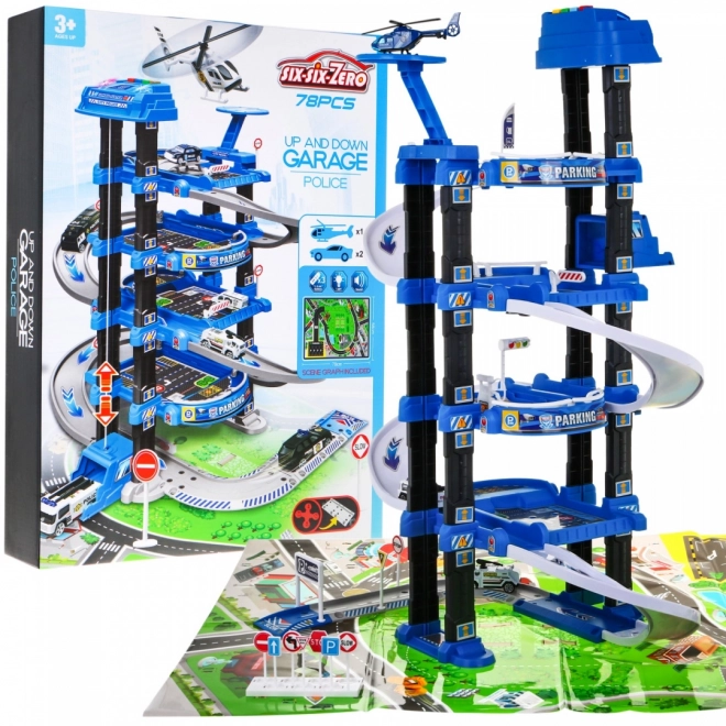 Mega wielopoziomowy parking + mata
